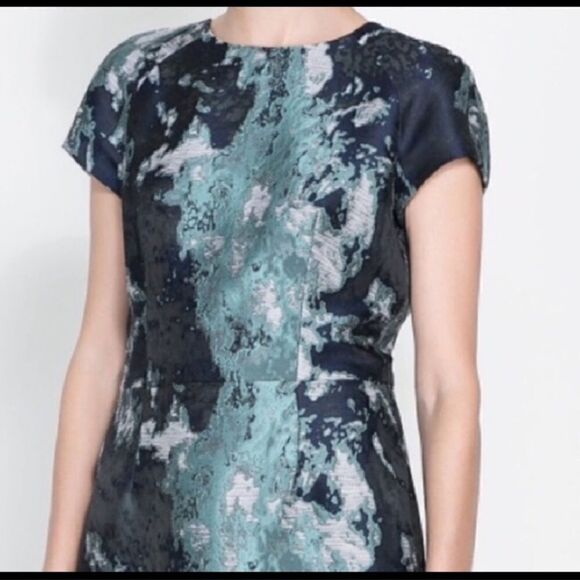 Zara Marble mini dress Sz- Xs - Picture 3 of 11